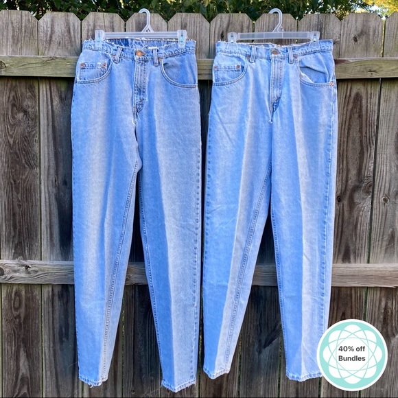 Levi's Other - 👛 31x36, 2 pair holey Levi’s,loose fit tapered leg- literally boyfriend’s jeans